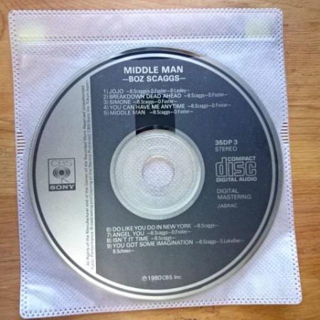 Boz Scaggs/Middle Man/JOJO/ボズ・スキャッグス エンタメ/ホビーのCD(その他)の商品写真