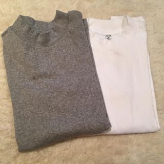 ユニクロ(UNIQLO)のUNIQLO トップス ２枚セット(カットソー(長袖/七分))