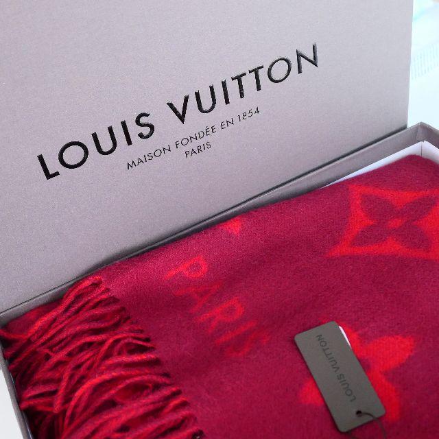 LOUIS VUITTON(ルイヴィトン)の【正規品】ルイヴィトン　カシミヤ　マフラー レディースのファッション小物(マフラー/ショール)の商品写真