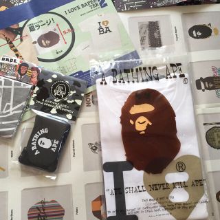 アベイシングエイプ(A BATHING APE)の限定ABATHINGAPE/エイプ/エイプメンバー限定/Tシャツ/ノベルティ付き(Tシャツ/カットソー(半袖/袖なし))