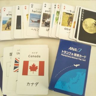 エーエヌエー(ゼンニッポンクウユ)(ANA(全日本空輸))の★同梱無料★ANAトランプ&国旗カード(トランプ/UNO)