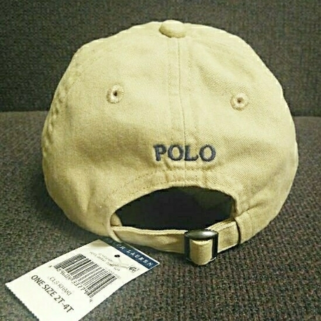 POLO RALPH LAUREN(ポロラルフローレン)の新品★キッズ★ラルフローレン　ベージュ キッズ/ベビー/マタニティのこども用ファッション小物(帽子)の商品写真