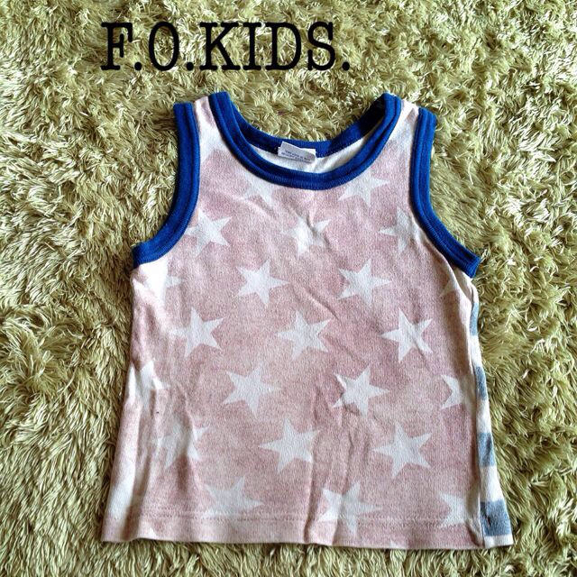 F.O.KIDS(エフオーキッズ)のF.O.KIDS☆柄タンクトップ☆ キッズ/ベビー/マタニティのキッズ服男の子用(90cm~)(その他)の商品写真