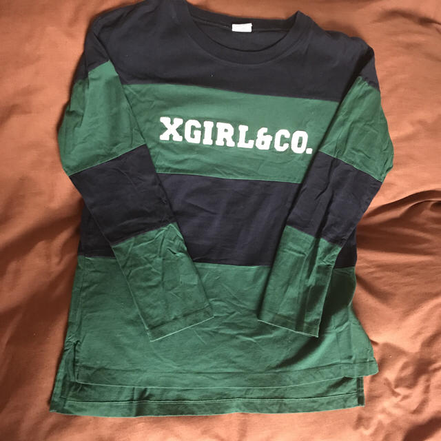 X-girl(エックスガール)のエックスガール チャンピオンコラボ ロンT レディースのトップス(Tシャツ(長袖/七分))の商品写真