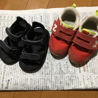 ニューバランス(New Balance)の14cm  サンダルスニーカーセット(スニーカー)