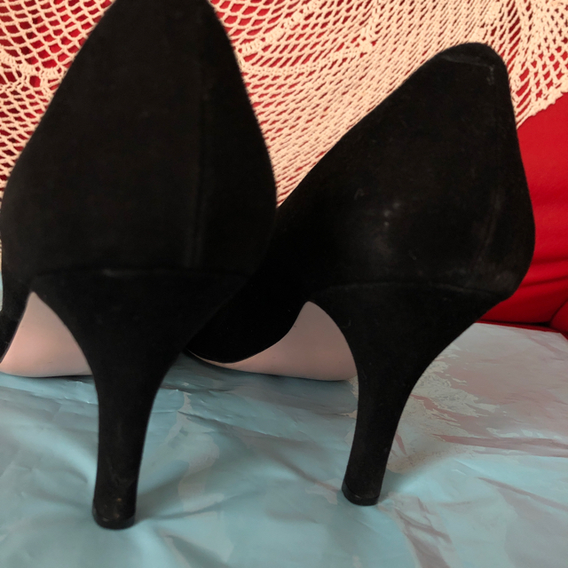 Rebecca Taylor(レベッカテイラー)の☆レベッカテイラー ヒールパンプス 黒 23.5 レディースの靴/シューズ(ハイヒール/パンプス)の商品写真