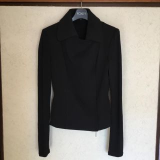 フォクシー(FOXEY)の【miyuki様専用】【値下げ】FOXEY NEWYORKブラックジャケット38(テーラードジャケット)