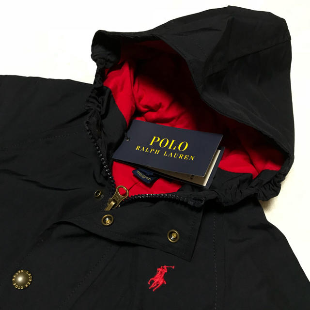 POLO RALPH LAUREN(ポロラルフローレン)の1点のみ☆新品✨フード付き ブルゾン 160 メンズのジャケット/アウター(ナイロンジャケット)の商品写真