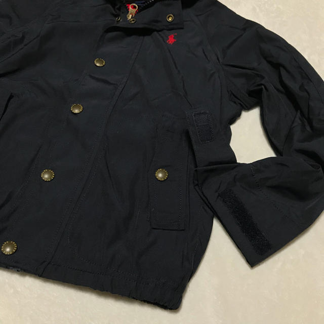 POLO RALPH LAUREN(ポロラルフローレン)の1点のみ☆新品✨フード付き ブルゾン 160 メンズのジャケット/アウター(ナイロンジャケット)の商品写真