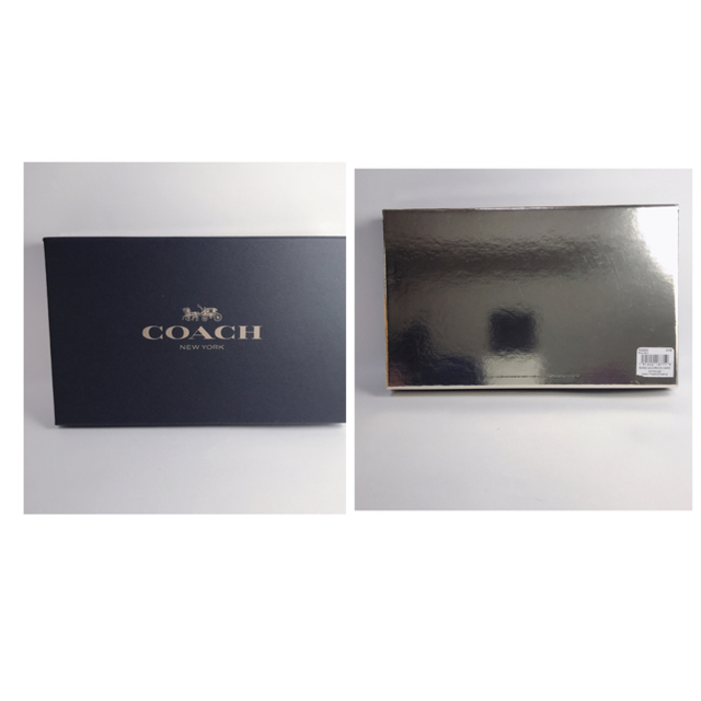 COACH(コーチ)のCOACH コーチ 　ブルーカモフ長財布&ブラックキーストラップ２点セット　新品 メンズのファッション小物(長財布)の商品写真