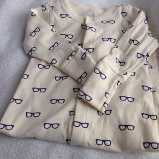 ギャップ(GAP)のひめ様専用🎀gap 👓ロンパース 0-6month 60cm blue(ロンパース)