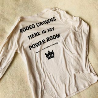 ロデオクラウンズ(RODEO CROWNS)の【セール】ロンTホワイト(Tシャツ(長袖/七分))