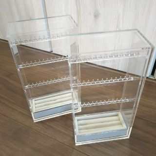 ムジルシリョウヒン(MUJI (無印良品))の無印良品 アクリル アクセサリーケース(小物入れ)