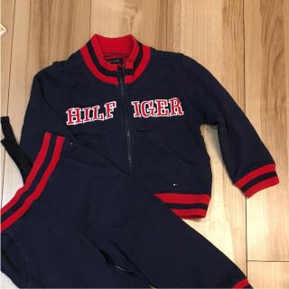 トミーヒルフィガー(TOMMY HILFIGER)の美品☆トミーフィルフィガーセットアップ 90センチ ダンス(ジャケット/上着)