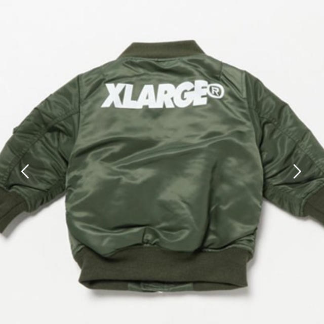 XLARGE(エクストララージ)の明日まで！新品♩今期 エクストララージ キッズ MA-1 アウター  140  キッズ/ベビー/マタニティのキッズ服男の子用(90cm~)(ジャケット/上着)の商品写真