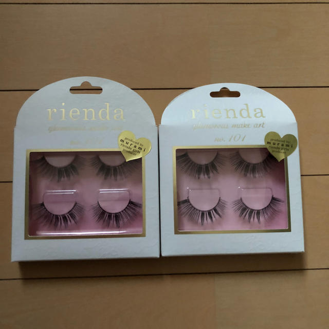 rienda(リエンダ)のriendaムラミプロデュースアイラッシュ１０１ コスメ/美容のベースメイク/化粧品(つけまつげ)の商品写真