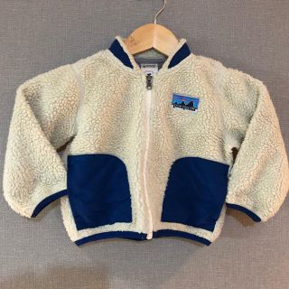 パタゴニア(patagonia)のpatagonia パタゴニア キッズ レトロ フリース 18M 美品 ネイビー(ジャケット/コート)