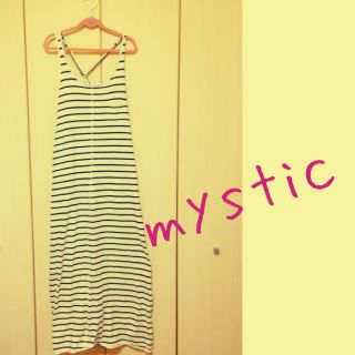 ミスティック(mystic)のmystic＊マキシ ボーダー ワンピ(ロングワンピース/マキシワンピース)