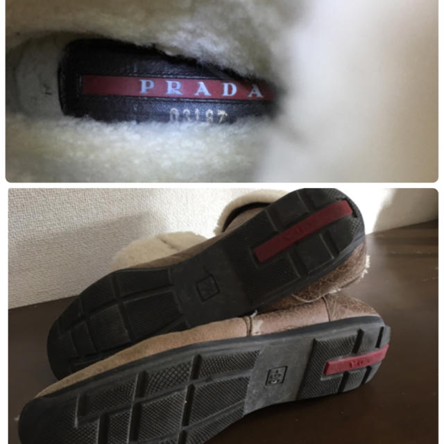 PRADA(プラダ)のプラダ ムートンブーツ レディースの靴/シューズ(ブーツ)の商品写真