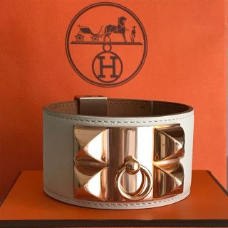 エルメス(Hermes)の送料無料★HERMESエルメス★コリエドシアンブレスレット★クレ×ピンクゴールド(その他)