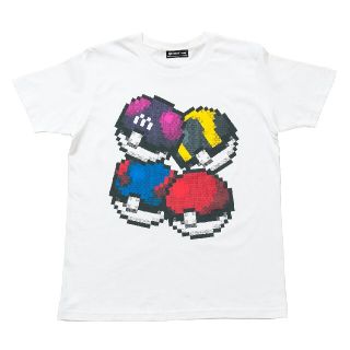 ポケモン(ポケモン)のポケモンセンター モンスターボール Tシャツ S ピカピカバッグ アパレル(Tシャツ(半袖/袖なし))