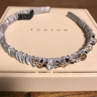 ラドロー(LUDLOW)のラドロー カチューシャ ビジュー付き(カチューシャ)