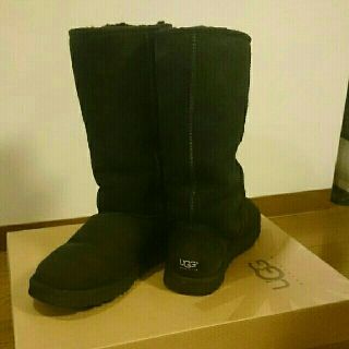 アグ(UGG)のUGG ロングブーツ ブラック(ブーツ)