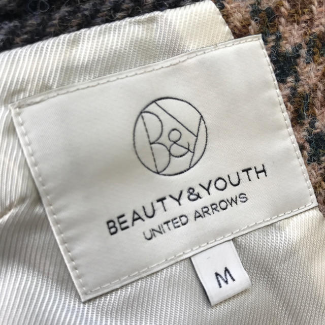 BEAUTY&YOUTH UNITED ARROWS(ビューティアンドユースユナイテッドアローズ)のBeauty&youth✖︎ハリスツイードチェスターコート レディースのジャケット/アウター(チェスターコート)の商品写真