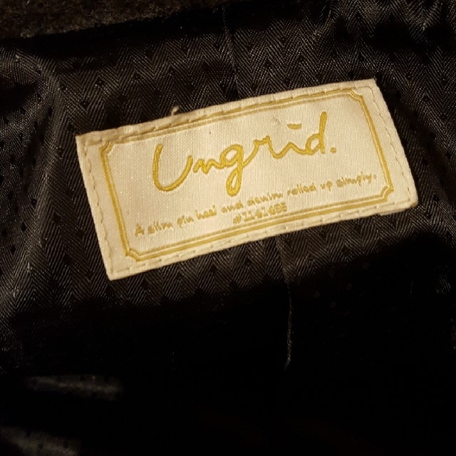 Ungrid(アングリッド)のungrid 　ダウンコート　グレー　クリーニング済み レディースのジャケット/アウター(ダウンコート)の商品写真