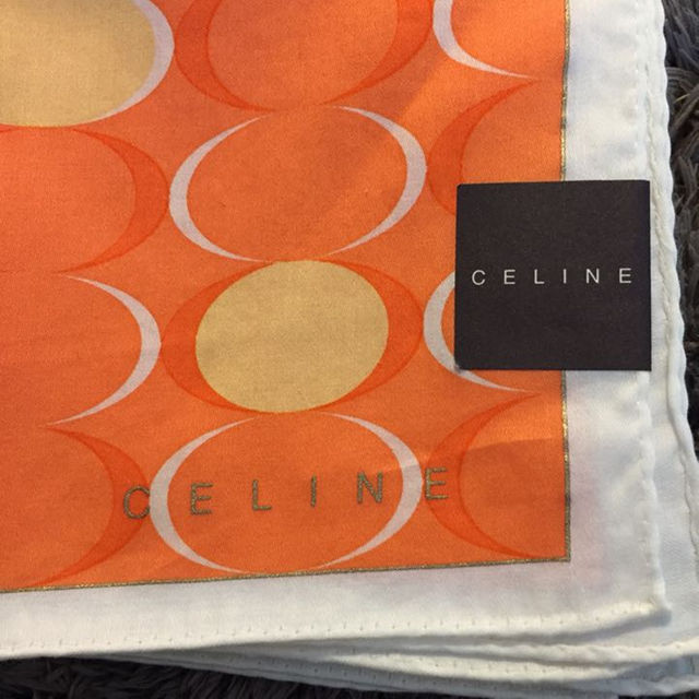 celine(セリーヌ)の新品未使用★CELINEハンカチ レディースのファッション小物(ハンカチ)の商品写真