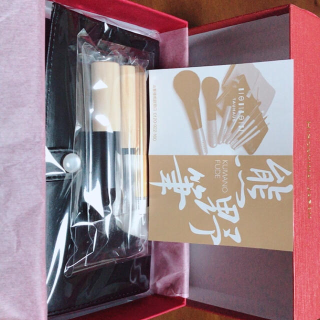 熊野筆 メイクブラシ 高級ブラシ コスメ/美容のキット/セット(コフレ/メイクアップセット)の商品写真
