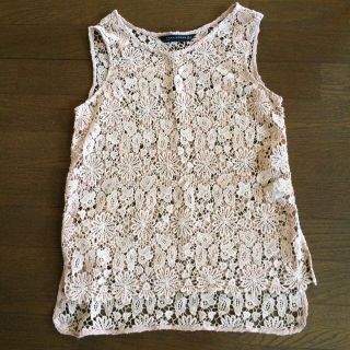 ザラ(ZARA)の鍵あみトップス♡(タンクトップ)