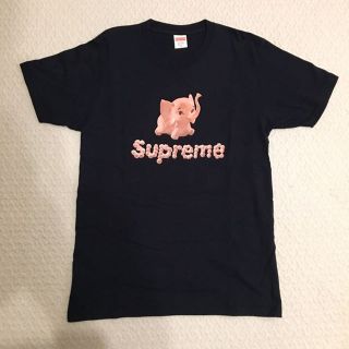 シュプリーム(Supreme)のsupreme エレファント tee  ネイビーM(その他)