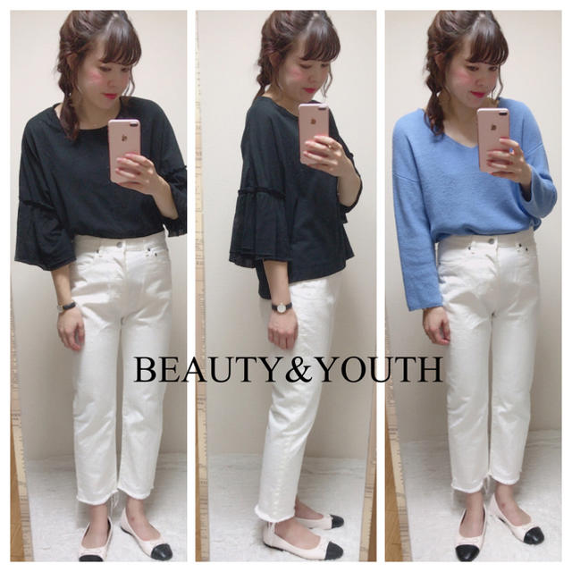 BEAUTY&YOUTH UNITED ARROWS(ビューティアンドユースユナイテッドアローズ)のBEAUTY&YOUTH／カットオフデニム シップス todayfulシンゾーン レディースのパンツ(デニム/ジーンズ)の商品写真