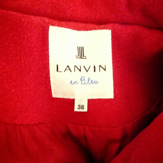 LANVIN en Bleu(ランバンオンブルー)のLANVIN en Bleu 美品ダッフルコート レディースのジャケット/アウター(ダッフルコート)の商品写真