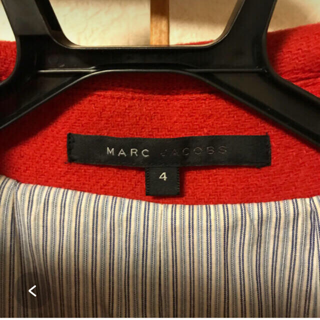 MARC JACOBS(マークジェイコブス)のマークジェイコブス コート レッド クリーニング済 レディースのジャケット/アウター(チェスターコート)の商品写真