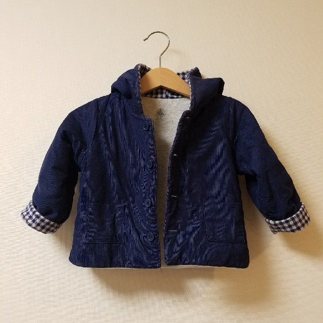 PETIT BATEAU(プチバトー)の【プチバトー】ジャケット(80㎝) キッズ/ベビー/マタニティのベビー服(~85cm)(ジャケット/コート)の商品写真