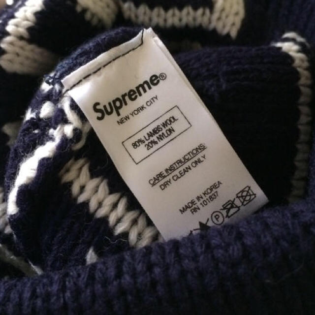 Supreme - supreme 16AW Meandros Ragg Wool Beanieの通販 by 甚平鮫's