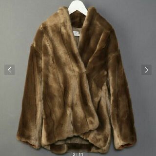 ビューティアンドユースユナイテッドアローズ(BEAUTY&YOUTH UNITED ARROWS)の＜6(ROKU)＞FAKE MINK FUR COAT/ｺｰﾄ

(毛皮/ファーコート)