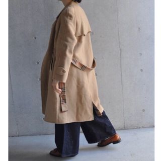 バーバリー(BURBERRY)のBurberry バーバリー ダブルフェイスウールコート(ロングコート)