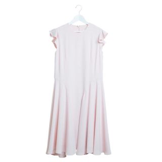 チェスティ(Chesty)のakiki  FRILL FLARE DRESS/pink(ひざ丈ワンピース)