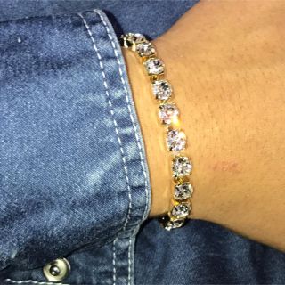 スワロフスキー(SWAROVSKI)のスワロフスキー ブレスレット ゴールド(ブレスレット)