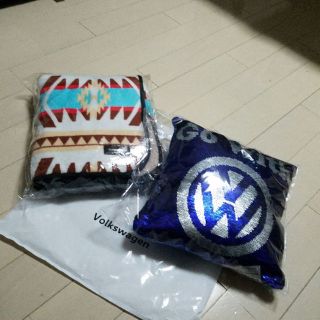 フォルクスワーゲン　VW  ブランケット　クッション　新品(汎用パーツ)