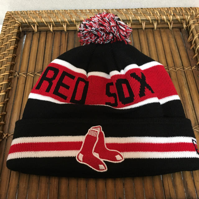 NEW ERA(ニューエラー)のNEW ERA　RED SOX　ニット MLB　Beanie レッドソックス メンズの帽子(ニット帽/ビーニー)の商品写真