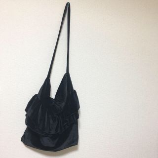 ナイスクラップ(NICE CLAUP)のベロア フリル バック♡ tink様専用(トートバッグ)