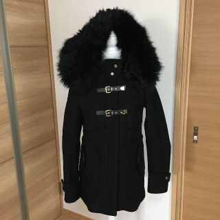 ザラ(ZARA)の超美品＊ZARA WOMAN ボリュームファーコート ミッシュマッシュ(ダッフルコート)