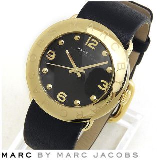 マークバイマークジェイコブス(MARC BY MARC JACOBS)のMARC BY MARC JACOBS MBM1154 ゴールドブラック(腕時計)