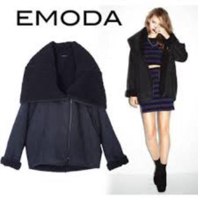 EMODA(エモダ)のEMODA♡ボリュームカラーコート レディースのジャケット/アウター(ムートンコート)の商品写真