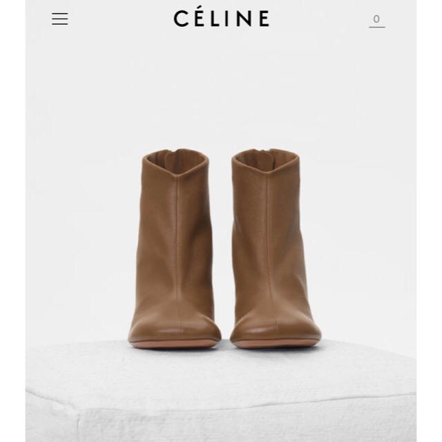CELINE - 新品未使用 正規品 CELINE グローブブーティ ショート CELINE - 新品未使用 正規品 CELINE グローブブーティ ショート