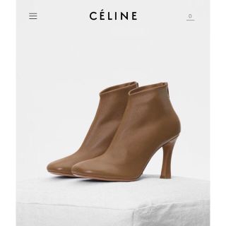 セリーヌ(celine)の新品未使用 正規品 CELINE グローブブーティ ショートブーツ 37 (ブーティ)